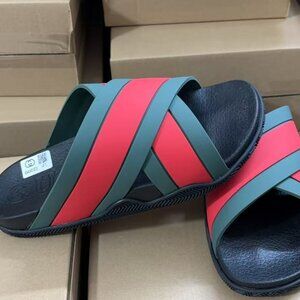 Mens Gucci Sandals With Web Size 41